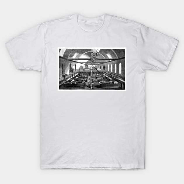 Paper mill, 19th century (C022/9373) T-Shirt by SciencePhoto